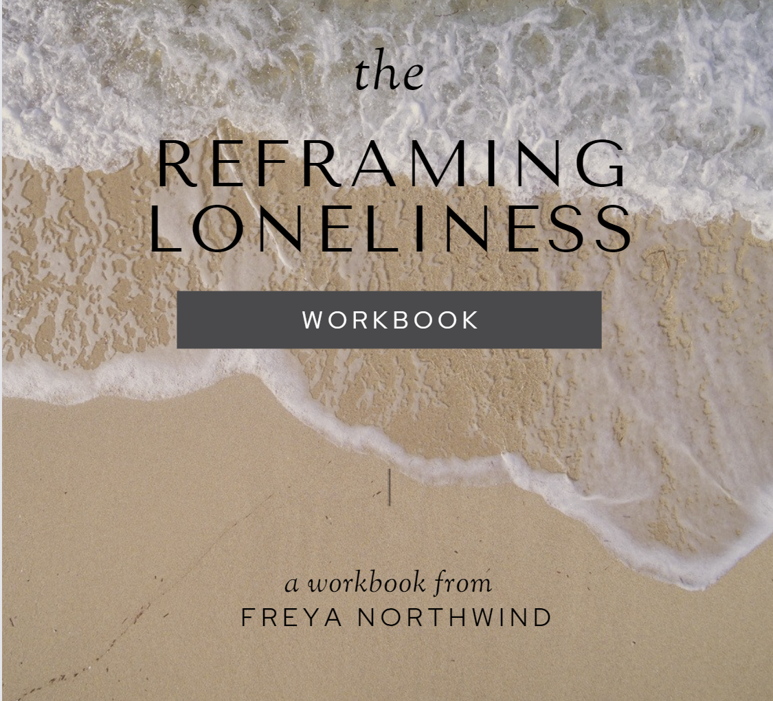 "The Reframing Loneliness Workbook" - 5 pages designed to help you learn how to reframe loneliness in a positive and productive way.